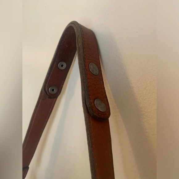 Vintage leather purse, shoulder bag, crossbody 1970’s - Picture 6 of 12